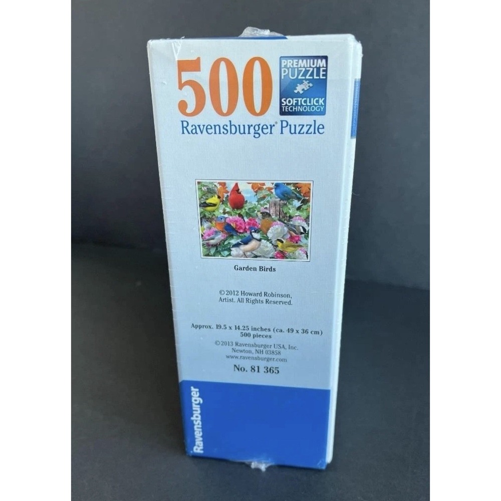 Garden Birds 2013 Ravensburger Puzzle New Sealed 500 pieces No 81 365 - Picture 4 of 5
